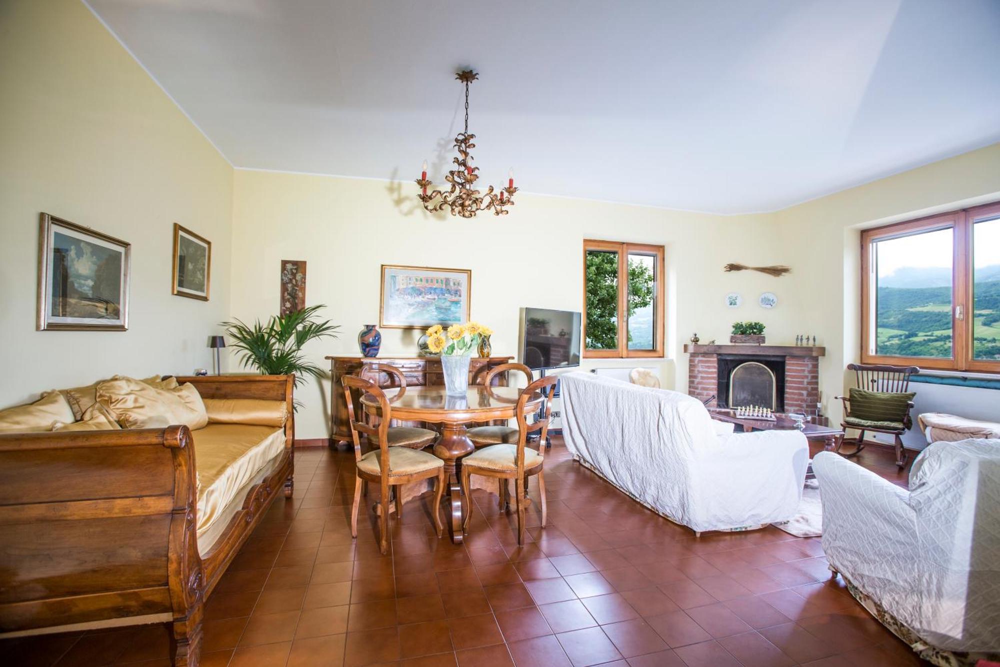 Casa Del Bosco - Vista Mozzafiato & Parco 4 Ettari Vila Bobbio Exterior foto